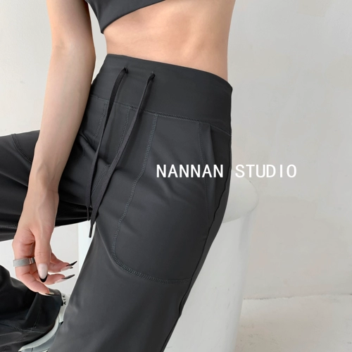 Легкие и тонкие штаны, одежда для йоги, свободный крой, по фигуре