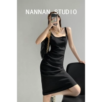 Черная длинная юбка