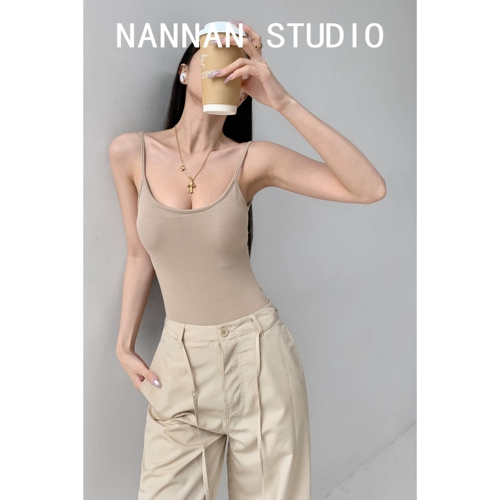 Сексуальный летний топ с чашечками, базовая майка, европейский стиль, в обтяжку, с открытой спиной