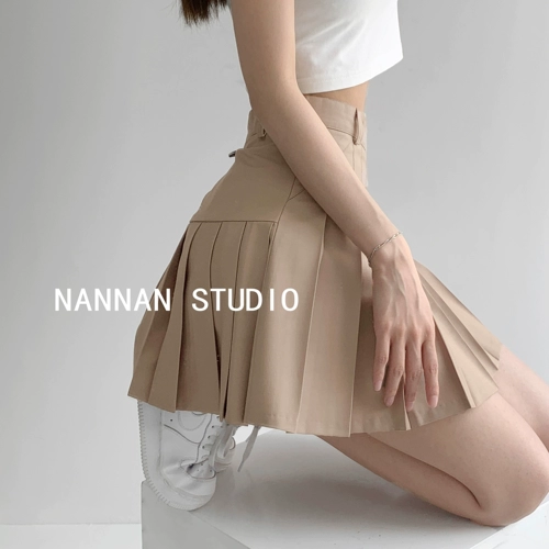 Tide, пиджак классического кроя, летняя юбка в складку, высокая талия, А-силуэт