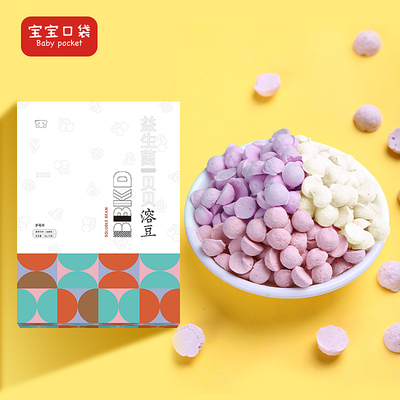 宝宝无添加益生菌酸奶溶豆