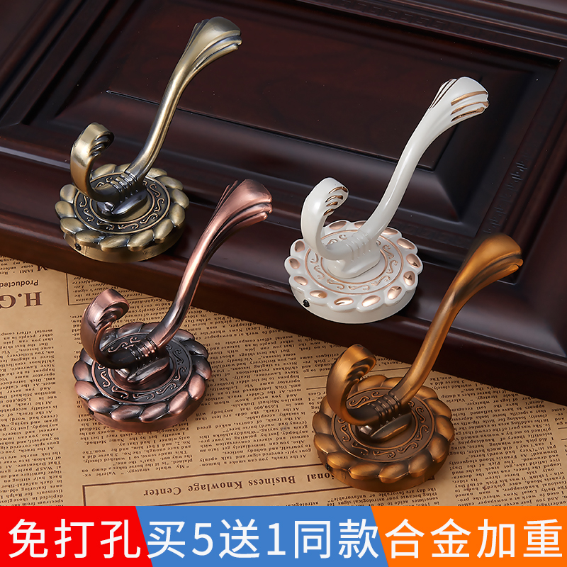 Entrance door Hanging Clothes Hook Shoes Cabinet Xuanguan Wardrobe Single Wardrobe Clothing Cap Hook Wall-mounted Wall Fitting Room Hook-Free