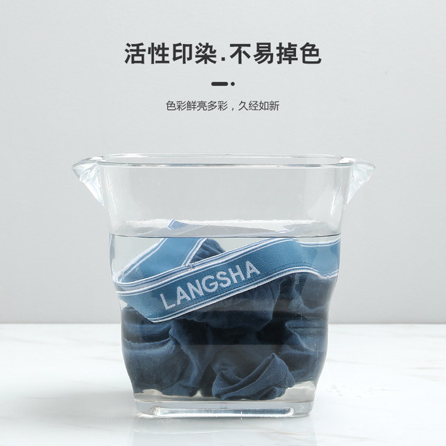 Langsha ຜູ້ຊາຍຊຸດຊັ້ນໃນຝ້າຍບໍລິສຸດຂອງຝ້າຍ 100% ສະດວກສະບາຍ breathable ວ່າງຂະຫນາດໃຫຍ່ boxer ສັ້ນຜູ້ຊາຍແບບ