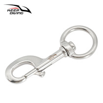316 stainless steel single head hook rotating ring single hook spring buckle scuba diving equipment accessories SSA-DT120Y