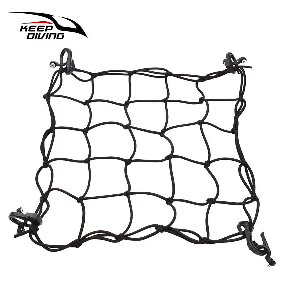 Leather Canoeing Canoe Deck Cargo Net Elastic Tightness Net Rope Hook Deck Solu Suit KK-A59-Taobao