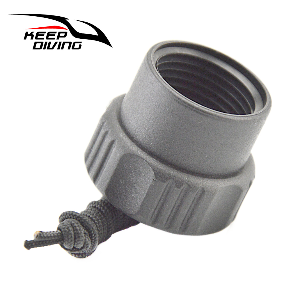 Plastic steel submersible breathing regulator first stage head Din mouth dust cover universal thread protection Dust Cap