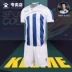 KELME Karl Mei quần áo bóng đá sọc phù hợp với nam giới ngắn tay trò chơi phù hợp với bảng ánh sáng đội bóng áo tùy chỉnh đích thực - Bóng đá
