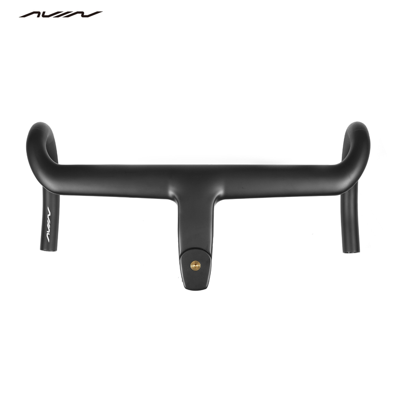 Avian H280 Carbon Fiber Integrated Handlebar Road Bike Handlebar Fully Internal Routing Lightweight Titanium Screws Graphene