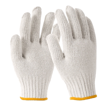 Labor Protection Gloves Cotton Thread Cotton Thread Abrasion Resistant Protective Wire Gloves Anti Slip Thickened Petrol Repair Worksite Men And Women Breathable Offer