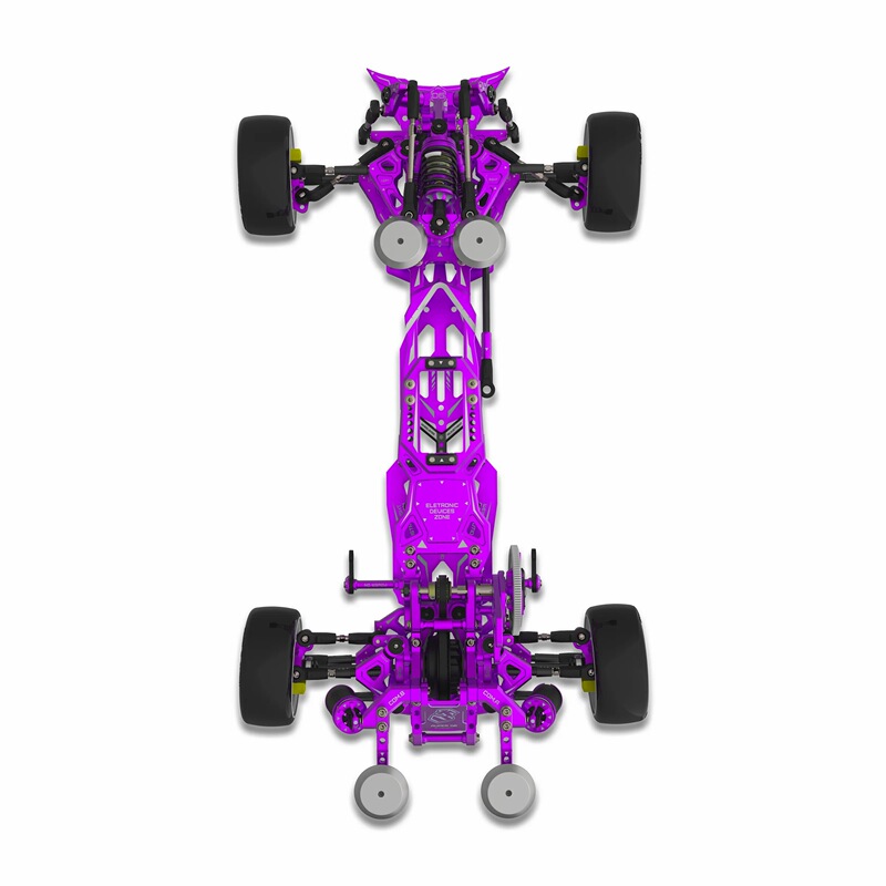 Sakura 3Racing 1/10 Auper D6 Aluminum Alloy Rear-Wheel Drive Gear Transmission Drift Car Frame Sakura 3Racing 1/10 Auper D6 Aluminum Alloy Rear-Wheel Drive Gear Transmission Drift Car Frame