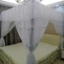 gió Đông Nam Địa Trung Hải giường tùy chỉnh lớp vỏ manti Trung Quốc bốn cột lưới trải giường giường tán đám cưới tấm màn che bức màn Mỹ - Bed Skirts & Valances rèm ngủ đẹp Bed Skirts & Valances