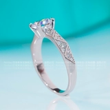 Небольшое дизайнерское модное универсальное обручальное кольцо, золото 18 карат, серебро 925 пробы