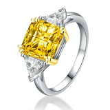 Обручальное кольцо для принцессы, серебро 925 пробы, 3 карат