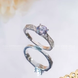 Небольшое дизайнерское модное универсальное обручальное кольцо, золото 18 карат, серебро 925 пробы