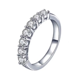 Обручальное кольцо для влюбленных, простой и элегантный дизайн, серебро 925 пробы, золото 750 пробы