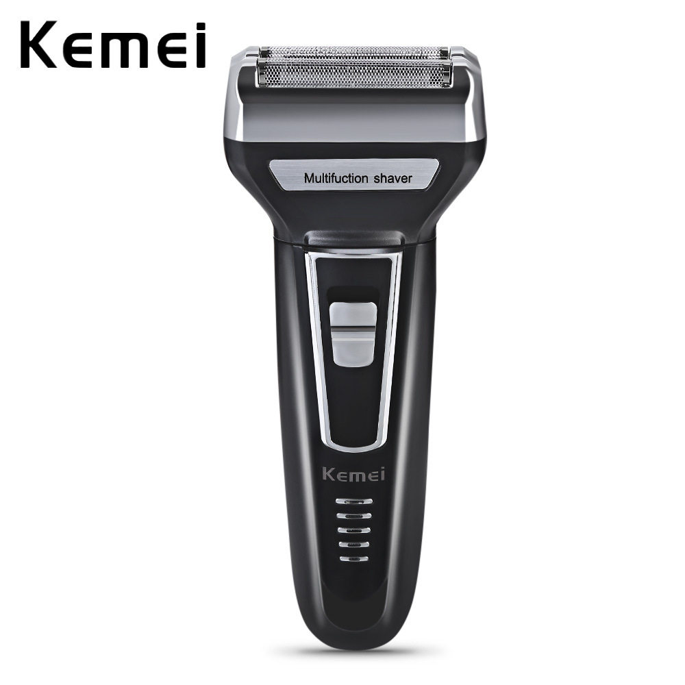 Comey KM-6557 reciprocating charging shaving razor double cutter head electric shave knife man shave knife shave knife