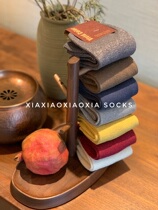 (More than five pairs) Korean imported cotton socks womens socks bright silk new super soft winter warm mid-calf socks