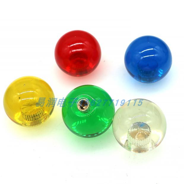 Imitation and rocking water crystal ball head upscale transparent no bubble standard universal 35mm Gou street machine moving commotion accessories