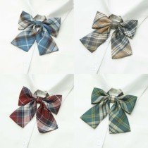 (Thorn) Ginger tea clear pool and knife original jk uniform skirt with genuine Japanese plaid bow tie