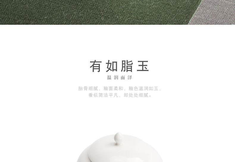 [proprietary] Mr Nan shan nine colored deer jade porcelain tea pot ceramic seal character small tea warehouse storage tanks