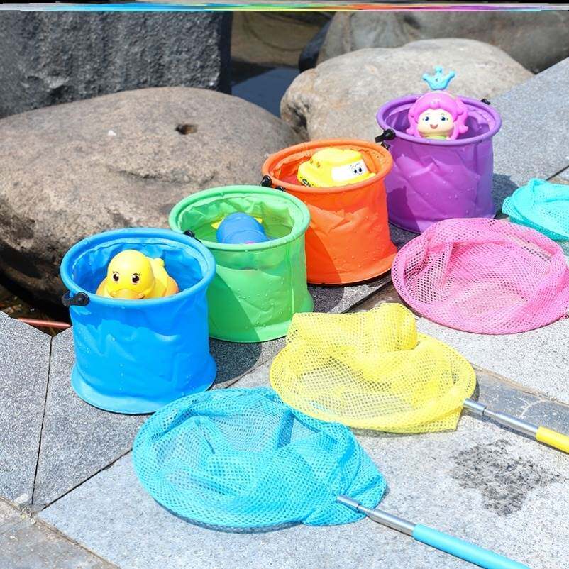 Fish nets can be scaled dragonfly net kids catch fish insect net fish net beach supplies children's toy net copy