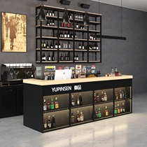 Retro Iron Art Industrial Wind Cashier Bar Bar Bar Bar Bar Bar Bar Bar Bar Roast Shop Front Desk Reception Desk Special Corner Custom