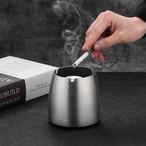 Internet cafe special stainless steel ashtray bar KTV ashtray fashion creative cone thick ash Cup