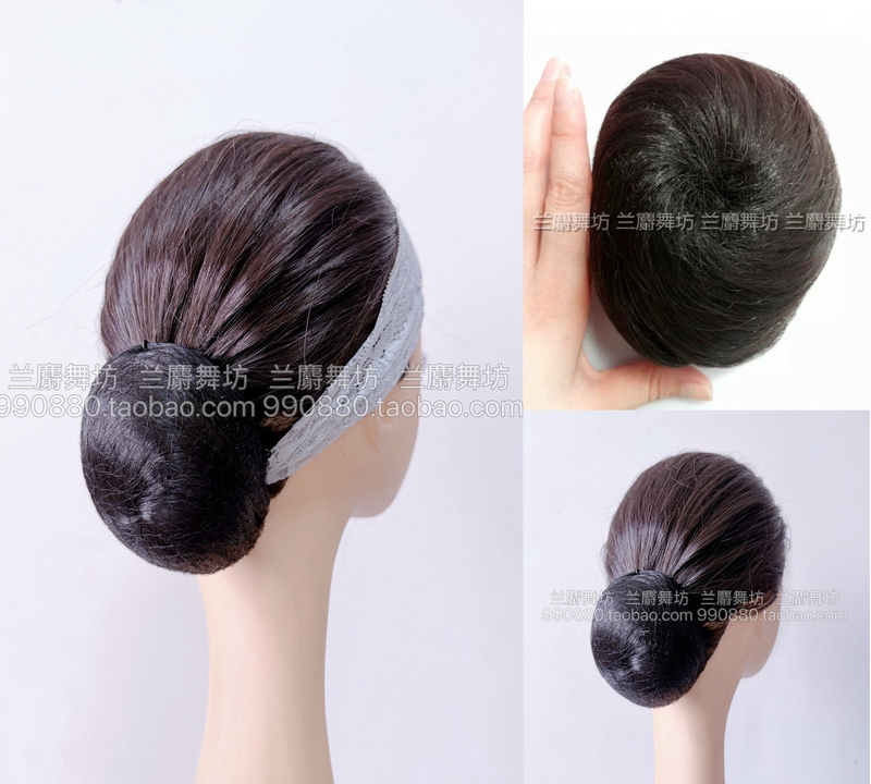  Ethnic Dance Modern Latin Dance Wig Pack Adult and Children Ballroom Dance Wig Set Wig Bun Multiple Colors Available