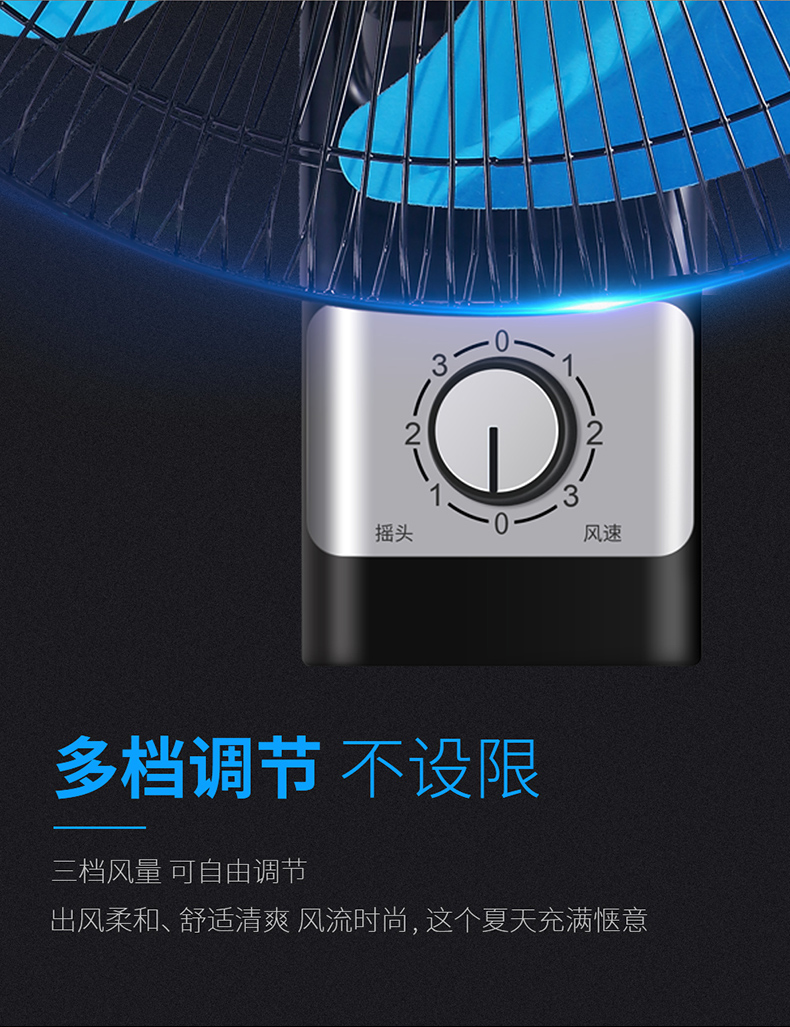 Wanbao quạt tường hộ gia đình treo tường quạt điện ký túc xá máy tính để bàn mạnh nhà hàng quạt công nghiệp - Quạt điện quạt máy senko