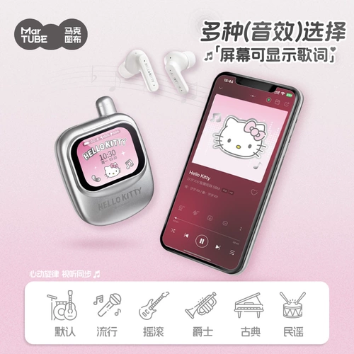 Hello Kitty, наушники, умный экран, сенсорный экран, bluetooth