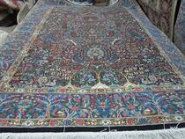 Xinjiang Hotan handmade pure wool carpet unique Hetian old carpet high density J1
