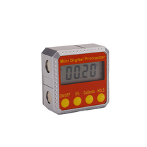 Mini-electronic digital display inclinometer angle gauge angle ruler metal shell magnetic slope measurement furnishing installation 360