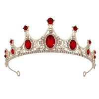 Red Crown HG1082 [Красный бриллиант на золотом фоне]