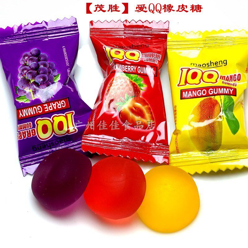 Maosheng love QQ fruit gummy candy mixed flavor 2 catties in bulk about 150 fruity gummy casual snacks