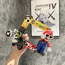 Cute cartoon childrens theme room light panel switch wall sticker living room bedroom wall socket decorative edge