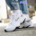 Кроссовки Nike M2K Tekno daddy shoes увеличенного размера серебристого цвета, классические кроссовки в стиле ретро BQ3378-100 mini 2