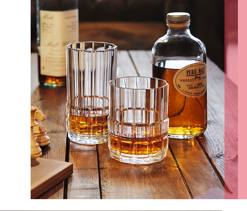 Pháp CDA nhập khẩu whisky thủy tinh retro rượu thủy tinh sáng tạo ly thủy tinh dày rượu vang gia đình - Rượu vang