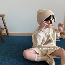 2021 New ins Korean style cream color children sunglasses baby sunglasses baby sunglasses UV protection glasses