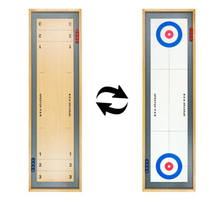 Shuffleboard ice hockey two-in-one game table table curling ball party entertainment game