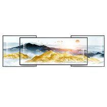 Backed by Jinshan living room decorative painting superimposed atmospheric modern simple hanging painting sofa background new Chinese new mural