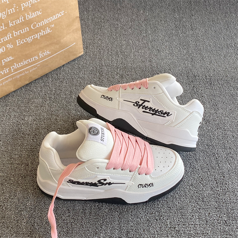 Original Niche White Sneakers for Women ins Trendy 2026 Spring New Student Versatile Sports Casual Board Shoes