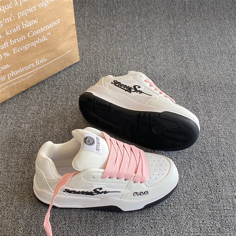 Original Niche White Sneakers for Women ins Trendy 2026 Spring New Student Versatile Sports Casual Board Shoes