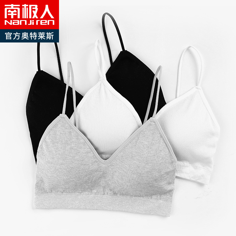 đồ lót Nam Cực womens thép miễn phí cô gái ren áo ngực vest kiểu womens ngực nhỏ để thu thập mặt sau áo ngực Hoa Kỳ.