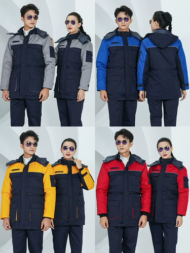 Зимний утепленный износостойкий комбинезон, удерживающая тепло защищающая от холода куртка, делается под заказ