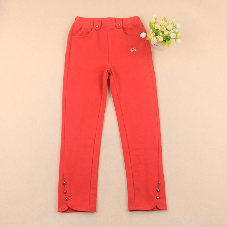 Broken code clearance ELLE counter children's clothing female middle school children Korean version nine-point bottoming pants 50208
