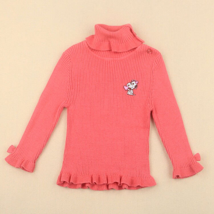 Broken code clearance Snoopy counter children's clothing girls candy color sweater sweater bottoming shirt 50955