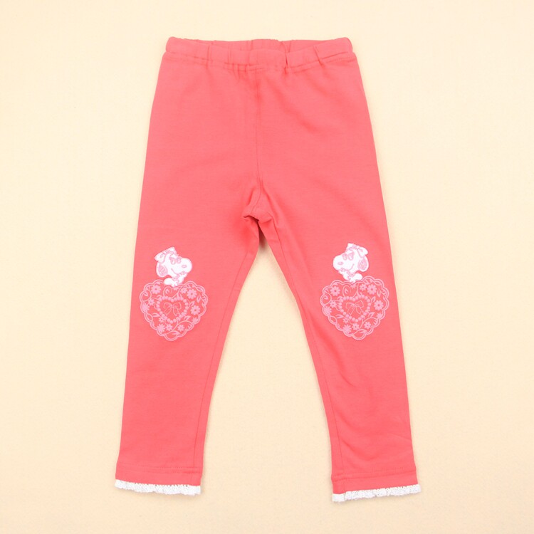 Value Clearance Spring/Summer New Snoopy Counter Girls Korean Knitted Bottoming Ninth Pants 50263