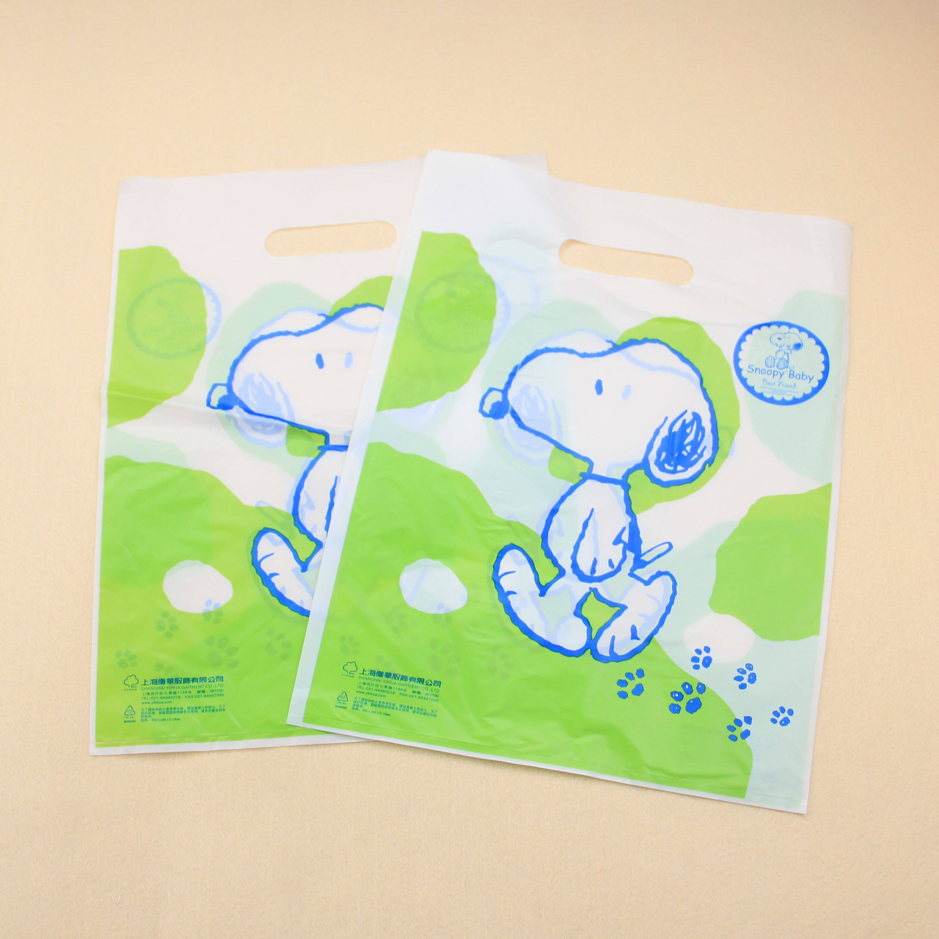 2017 Spring New Arrivals ELLE Snoopy Counter Children's Clothing Snoopy Plastic Bag Medium