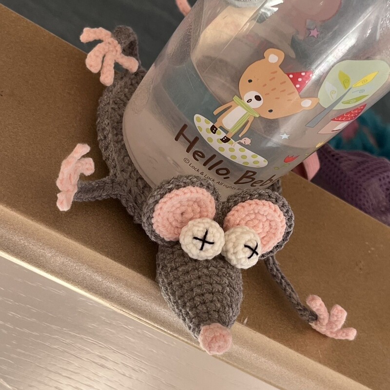 (Finished Product) Coaster with a Funny Little Mouse Design, Mouse-Shaped Coaster for Home Use, New Silent Coaster for Cup Bottoms