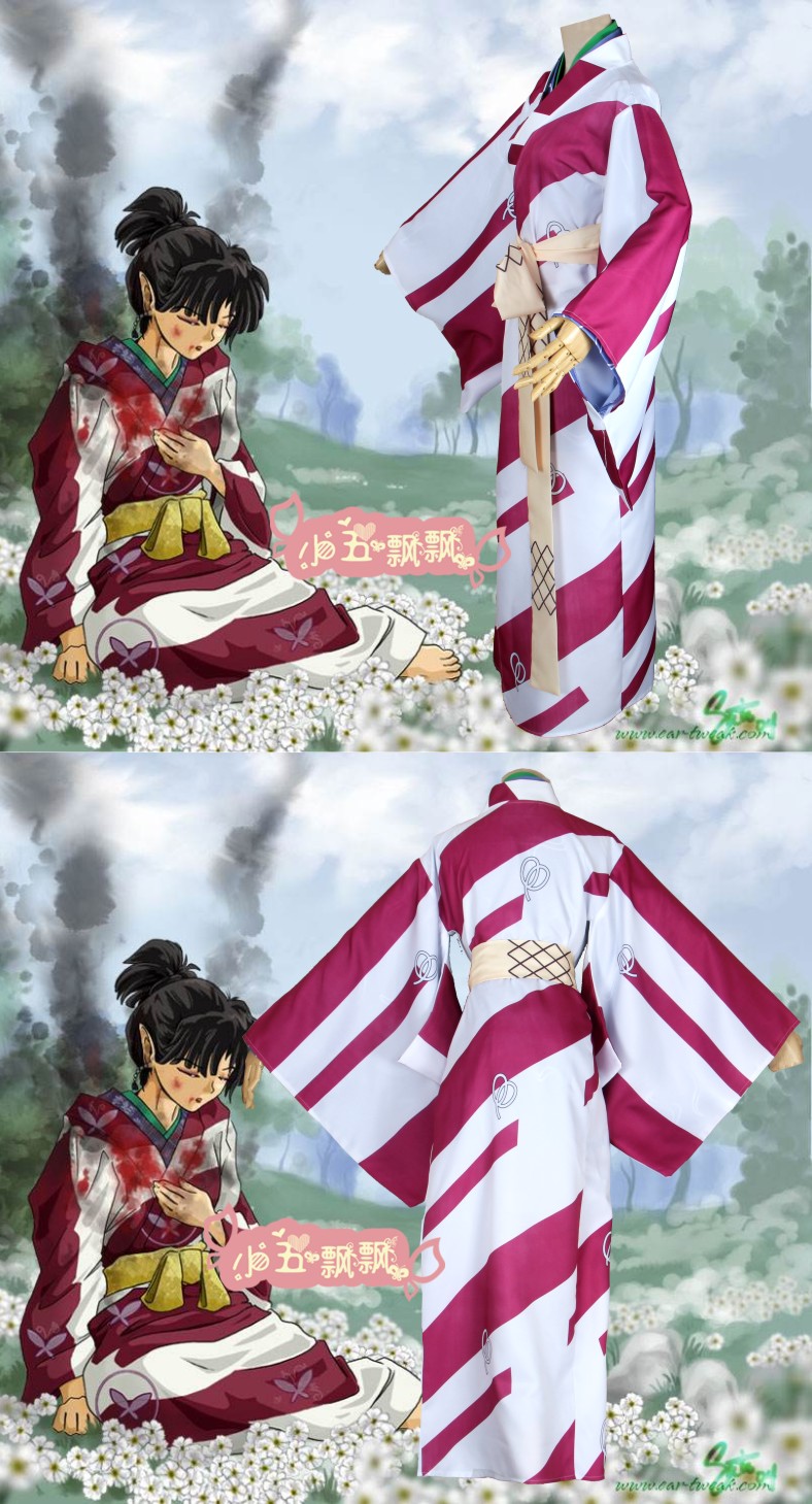 [Nhỏ năm rung động] cosplay Inuyasha Kagura In trang phục kimono cos Spot áo cosplay